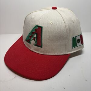 Arizona Diamondbacks Mexico Flag SnapBack Hat MLB Baseball Cap One Size SGA NWOT